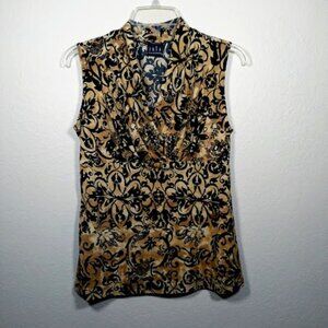 JKLA California Sleeveless Printed Top